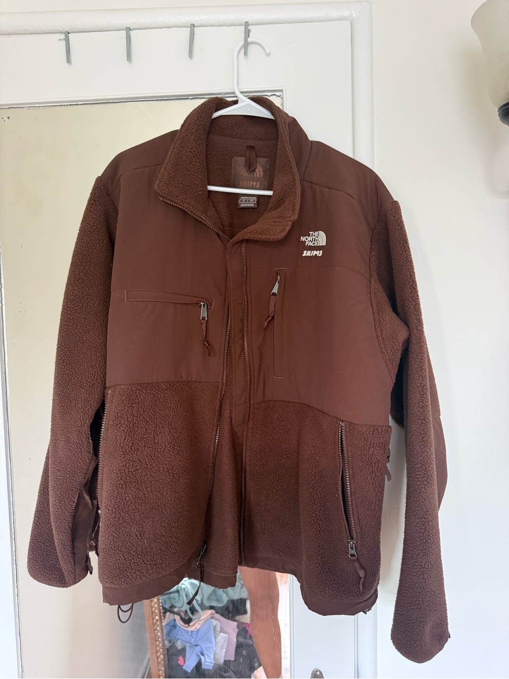 The North Face SKIMS Women’s Brown Sherpa Fleece Jacket